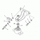 502 MAG. BRAVO GM 502 V-8 1990-1992 0C878221 THRU 0D824588 Крепление двигателя