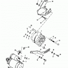 350 MAG. BRAVO MPI   GM 350 V-8 1995 0F415189 THRU 0F601999 Starter and alternator