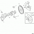 350 MAG. ALPHA (4 BBL.)    GM 350 V-8 1997 0K001527 THRU 0K999999 Crankshaft and flywheel