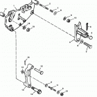 5.7L EFI (2 BBL.-TBI)    GM 350 V-8 1996 0F752400 THRU 0K001505 Shift bracket (bravo engines)