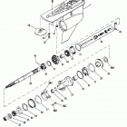 ALPHA ONE (GEN.II)    1991-1995 0D469859 THRU 0F679999 Корпус редуктора, вал гребного винта - стандартное...