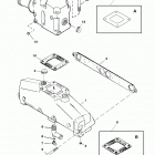 5.7L EFI (2 BBL.-TBI)    GM 350 V-8 1996 0F752400 THRU 0K001505 Exh. manifold and cast iron exhaust elbow (alpha)