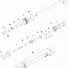 BRAVO XZ ONE 0L914990 THRU 0M999999 Power trim cylinder repair kits
