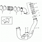 350 MAG. BRAVO MPI(GEN+)    GM 350 V-8 1996 0F602000 THRU 0K001500 Глушитель