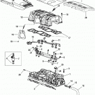 7.4L BRAVO (MPI)(GEN. VI)    GM 454 V-8 1998-2000 0L010003 THRU 0M024330 Intake manifold and intake plenum