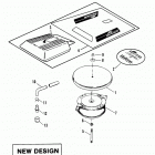 454 MAG. ALPHA GM 454 V-8 1986-1988 0A631894 THRU 0B785148 Flame arrestor(new design)