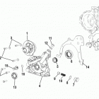 100 VAZER EC 1A035295 THRU 1A036006 Cylinder block, oil pump and water pump