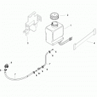 496 MAG (Base Model) 0M025000 THRU 0M687082 Drive reservoir and bracket
