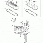 3.0L    GM 181 I/L4 1 1998 0L010042 THRU 0L096999 Cylinder head and rocker cover
