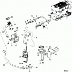 4.5L MPI 250 Alpha/Bravo 2A441953 & Up Fuel supply module and rail