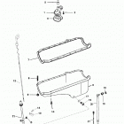 4.3L EFI  (GEN+) TBI    GM 262 V-6 0L619000 THRU 0M322780 Oil pan and oil pump