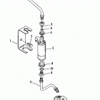 4.3LX  (GEN II) (4 BBL.)    GM 262 V-6 1992-1993 0D714370 THRU 0F001219 Fuel pump and fuel filter