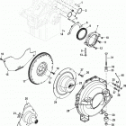 377 MAG MPI BRAVO EC 1A611928 THRU 1A623184 Cylinder block, flywheel housing and rear main sea...