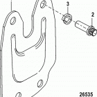 7.4L BRAVO (GEN. V)    GM 454 V-8 1992-1996 0D603118 THRU 0F800699 Exhaust plate(454 magnum)
