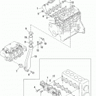 CMD 1.7 MI 120 I/L4 88109041 & Up Впускной коллектор