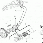 2.0L ES 130 70002130 THRU 70015639 Водяной насос