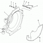 502 MAG. BRAVO GM 502 V-8 1990-1992 0C878221 THRU 0D824588 Flywheel housing