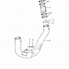 4.3L EFI  (GEN+) TBI    GM 262 V-6 0L619000 THRU 0M322780 Exhaust system(use with one piece manifold)