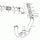 5.7L BRAVO EFI (TBI)   GM 350 V-8 1995 0F225560 THRU 0F752399 Глушитель
