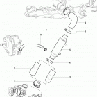 2.0L ES 130 70002130 THRU 70015639 Fuel cooler kit (8m2012374)