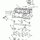 140     GM 181 I/L4  1982-1986 6229718 THRU 0B450800 Cylinder block, piston and bearings (140-3.0l  /  ...