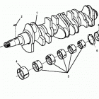 CMD 4.2 MS 200 88020200 THRU 88030000 Коленвал