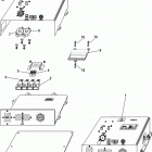 2.0L ES 130 70002130 THRU 70015639 Electrical components, vessel interface panel (vip...