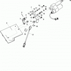 377 MAG MPI BRAVO EC 1A611928 THRU 1A623184 Shift bracket, digital throttle and shift   /   ax...