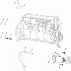 100 VAZER EC 1A035295 THRU 1A036006 Cylinder block, starter
