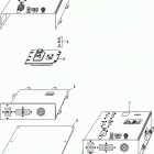 2.0L ES 150 70017410 THRU 70024869 Electrical components, vessel interface panel (vip...
