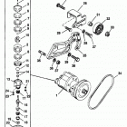 7.4LX BRAVO (MPI)(GEN. V)   GM 454 V-8 1996 0F602010 THRU 0F801999 Sea water pump