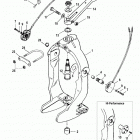 BRAVO XZ ONE 0L914990 THRU 0M999999 Gimbal ring and steering lever
