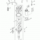 454 MAG. BRAVO GM 454 V-8 1988-1992 0B721206 THRU 0D805068 Distributor and ignition components
