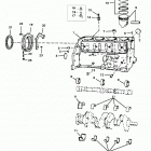 3.0L    GM 181 I/L4 1 1998 0L010042 THRU 0L096999 Cylinder block, piston and bearings