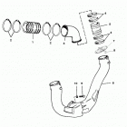 5.7L EFI (2 BBL.-TBI)    GM 350 V-8 1996 0F752400 THRU 0K001505 Глушитель