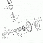 7.4LX BRAVO (MPI)(GEN. V)   GM 454 V-8 1996 0F602010 THRU 0F801999 Crankshaft, pistons and conn. rods