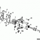4.5L MPI 200 Alpha/Bravo 2A441953 & Up Sea water pump, closed cooling and bravo standard ...