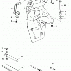 BRAVO TWO 0W250000 & Up Transom plate and shift cable