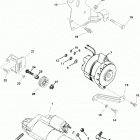 5.7LX (4 BBL)    GM 350 V-8 1997 0K001527 THRU 0K999999 Starter motor and alternator