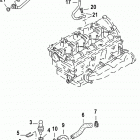 3.0L TDI 225 V6 CEZ000201 & Up Water hoses and pipes