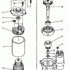 7.4L BRAVO (GEN. V)    GM 454 V-8 1992-1996 0D603118 THRU 0F800699 Starter motor(3-1  /  4 in. diameter end cap)