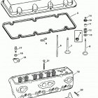 7.4L BRAVO (GEN. V)    GM 454 V-8 1992-1996 0D603118 THRU 0F800699 Cylinder head and rocker cover(454 magnum)