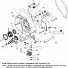 BRAVO XZ ONE 0L914990 THRU 0M999999 Gimbal housing