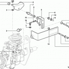 CMD 4.2 MS 200 88020200 THRU 88030000 Injection pump mounting(all mechanical engines)