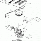 350 MAG. ALPHA (4 BBL.)    GM 350 V-8 1997 0K001527 THRU 0K999999 Carburetor  /  throttle linkage(2 barrel)