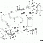 CMD 2.8 EI 165 88005001 THRU 88005167 Oil filter and oil hoses