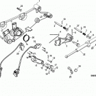 4.5L MPI 250 Alpha/Bravo 2A441953 & Up Shift bracket, alpha