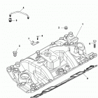 5.0L CARB ALPHA/BRAVO 0M600000 THRU 0W300009 Впускной коллектор