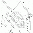 350 MAG. BRAVO MPI(GEN+)    GM 350 V-8 1996 0F602000 THRU 0K001500 Intake manifold and fuel rails