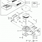 175  (2 BBL.)   GM 262 V-6  1987 0B527955 THRU 0B773242 Carburetor and throttle linkage (205 - 4.3l  /  lx...